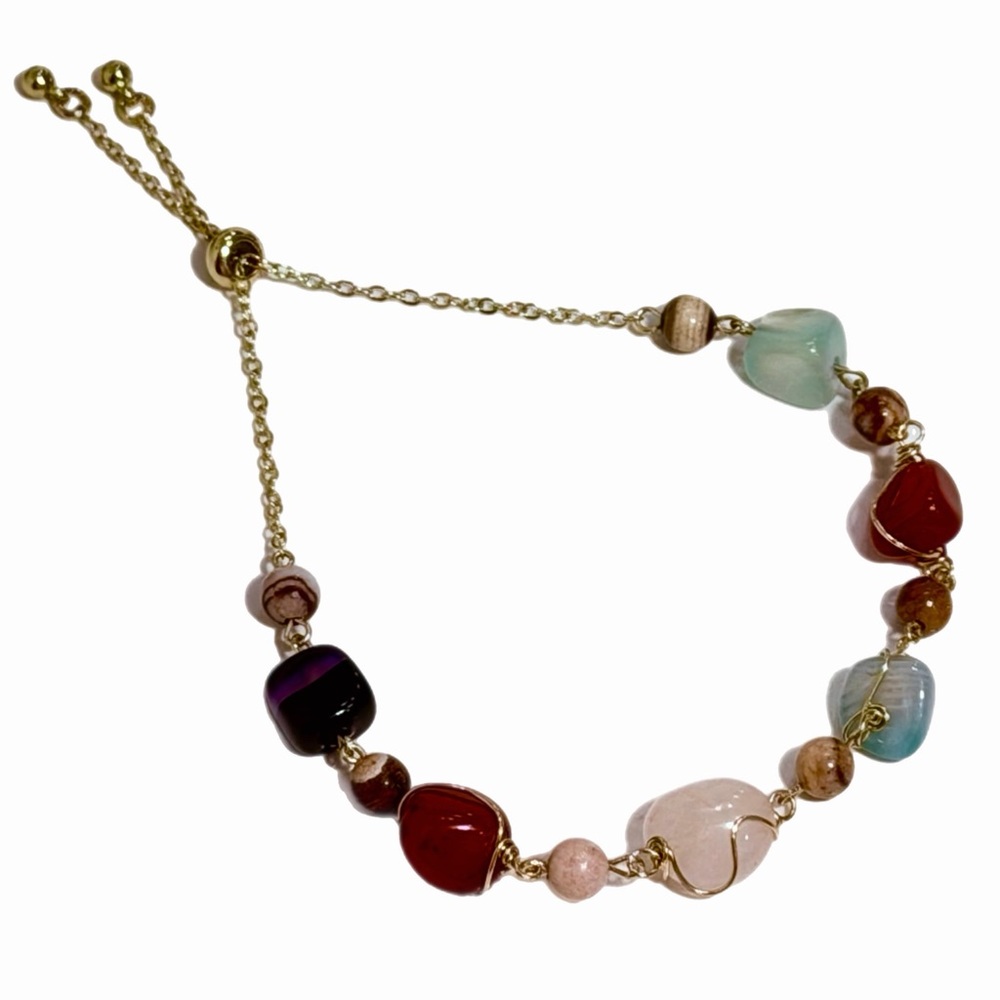 🍋2/$30 Semiprecious Natural Stone Bracelet NEW
